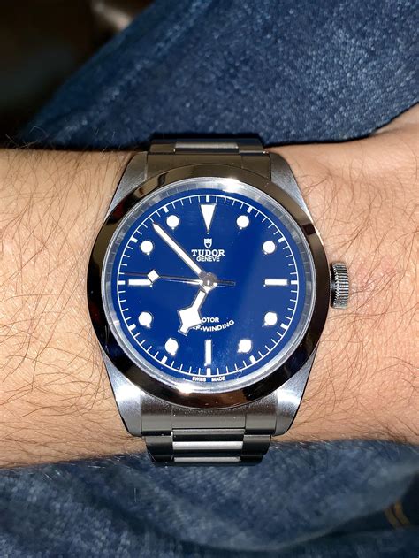 tudor black bay blue dial|tudor black bay 41 blue.